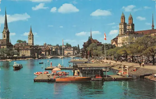CH Zürich Utoquai und Quaibrücke ngl 186.777