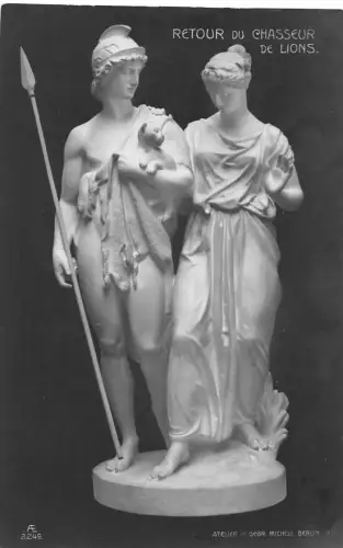 Skulptur Retour du Chasseur de Lions gl1906 186.799