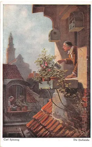 Künstler Carl Spitzweg Die Dachstube ngl 186.795
