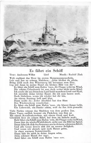 Lieder Es fährt ein Schiff ngl 186.810