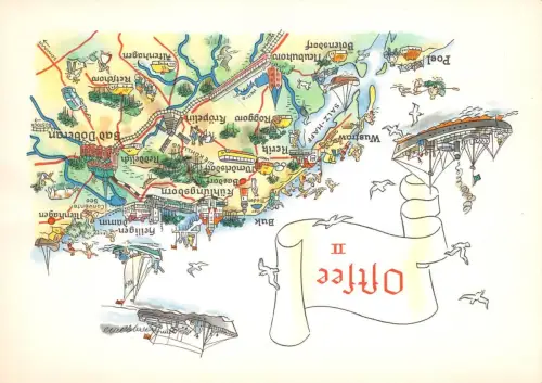 Ostsee II Landkarten-AK ngl 186.823
