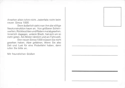 Automobile Simca 1000 ngl 186.842