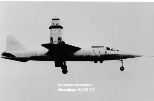 Militär Bundeswehr Düsenjäger VJ 101 X-1 ngl 186.828
