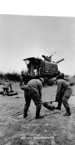 Militär Bundeswehr 203mm Panzerhaubitze ngl 186.830