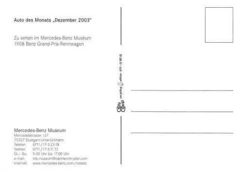 Automobile Benz Grand-Prix-Rennwagen 1908 ngl 186.845