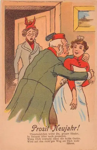 Glückwunsch Prosit Neujahr, Humor ngl 186.872