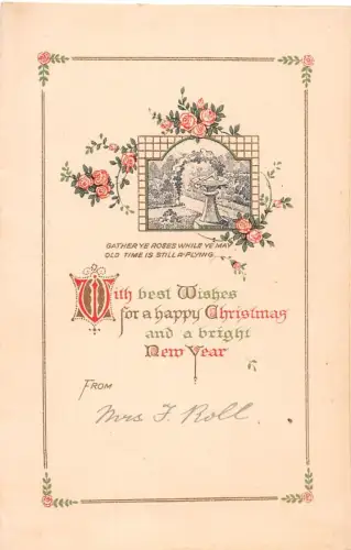 Glückwunsch Happy Christmas and New Year ngl 186.857