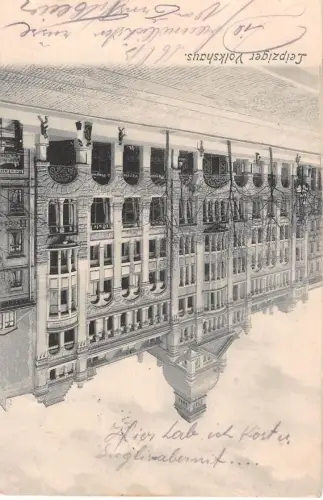 Leipzig Volkshaus gl1906 186.881