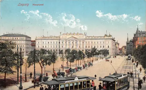 Leipzig Hauptpost gl1911 186.886