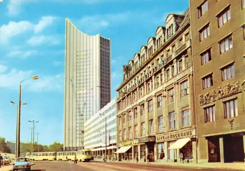 Leipzig Goethestraße mit Hochhaus ngl 186.906