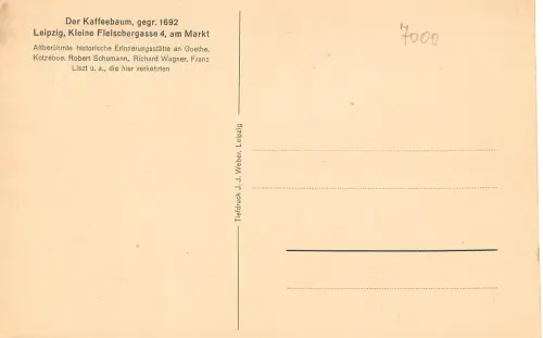 Leipzig Der Kaffeebaum ngl 186.910