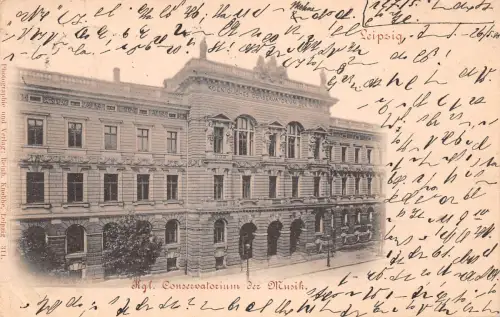 Leipzig Kgl. Conservatorium der Musik gl1900 186.924