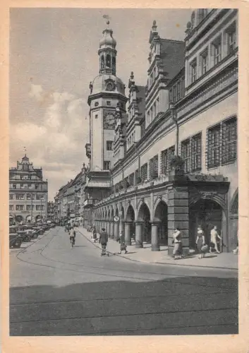Leipzig Das alte Rathaus gl1954 186.955
