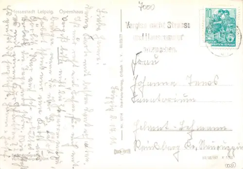 Leipzig Opernhaus Innenansicht gl 186.951