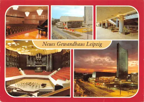 Leipzig Neues Gewandhaus Mehrbildkarte gl1985 186.965