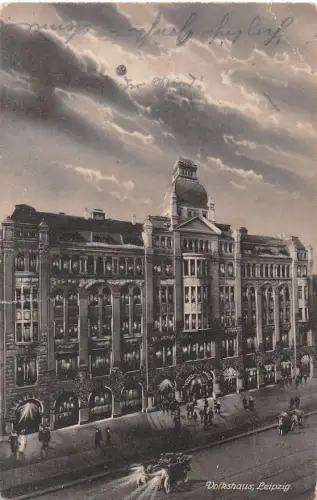 Leipzig Volkshaus feldpgl1916 186.936