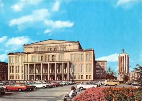 Leipzig Opernhaus am Karl-Marx-Platz gl1982 186.975
