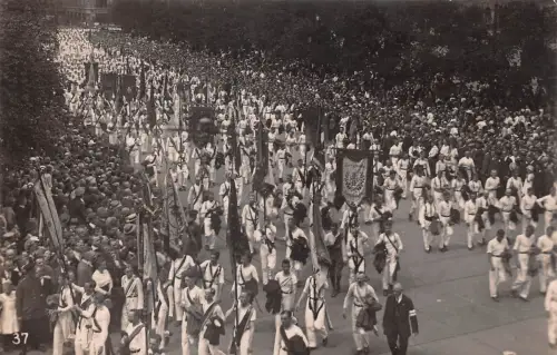Leipzig 1. Deutsches Arbeiter-Turn und Sportfest, Fotokarte ngl 186.977