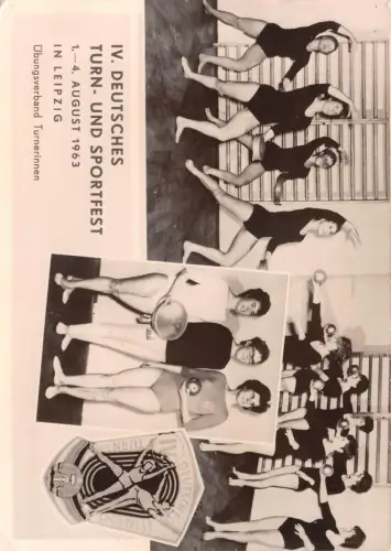 Leipzig IV. Deutsches Turn- und Sportfest 1963 gl1963 186.982