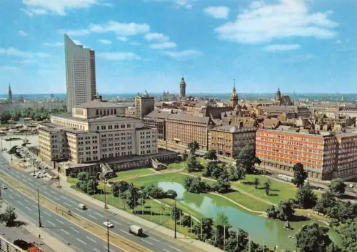 Leipzig Blick auf Oper und Hochhaus ngl 186.972