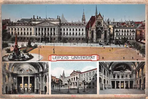 Leipzig Universität Mehrbildkarte ngl 186.988