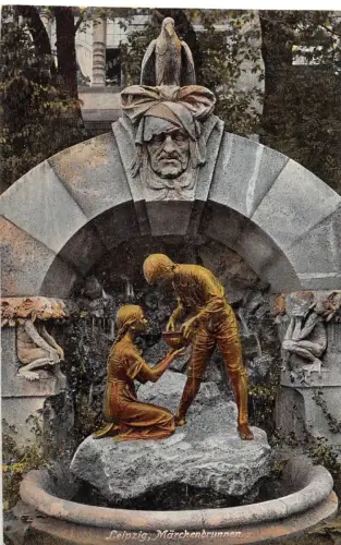 Leipzig Märchenbrunnen gl1913 187.012