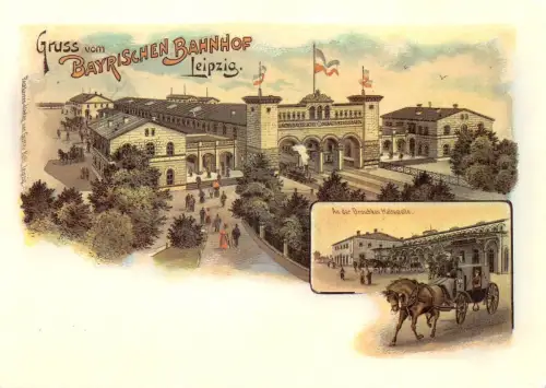 Leipzig Bayerischer Bahnhof 140 Jahre gl1985 187.086