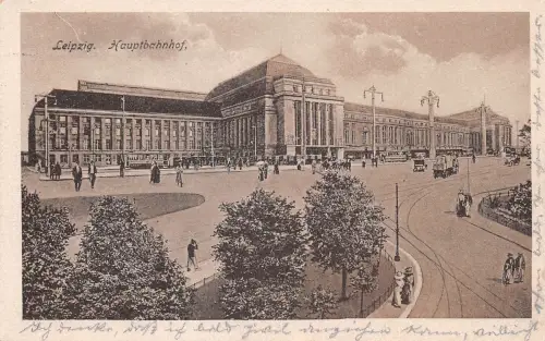 Leipzig Hauptbahnhof feldpgl1918 187.070