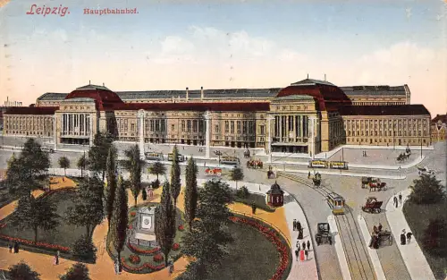 Leipzig Hauptbahnhof Große Lichthalle gl1928 187.080