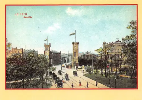 Leipzig Bahnhöfe Reproduktion ngl 187.111
