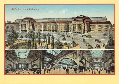 Leipzig Hauptbahnhof Reproduktion ngl 187.109