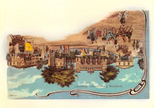 Leipzig Bayrischer Bahnhof Reproduktion ngl 187.119