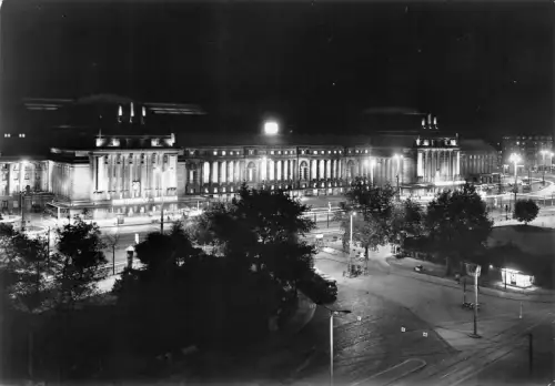 Leipzig Hauptbahnhof bei Nacht ngl 187.124