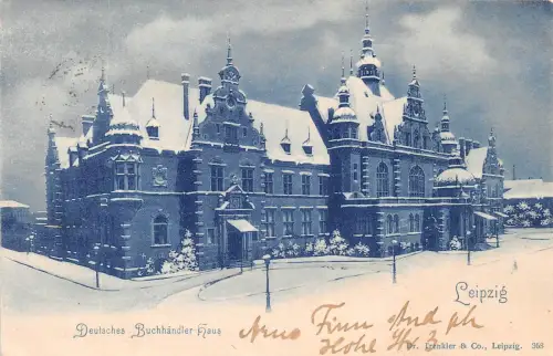 Leipzig Deutsches Buchhändlerhaus gl 187.132
