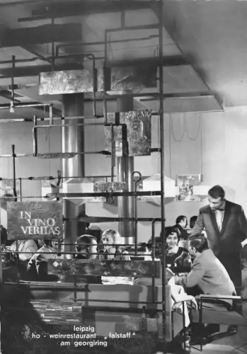 Leipzig HO -Weinrestaurant "Falstaff" Innenansicht ngl 187.141
