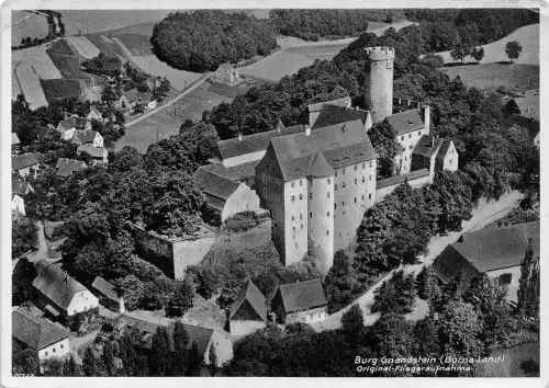 Borna Burg Gnadenstein Fliegeraufnahme ngl 187.199
