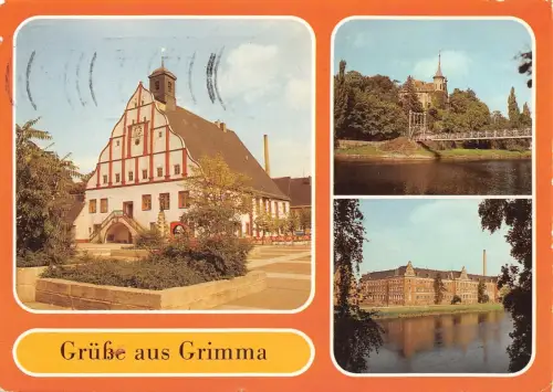 Grimma Mehrbildkarte gl1990 187.270