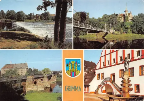 Grimma Mehrbildkarte gl1988 187.291