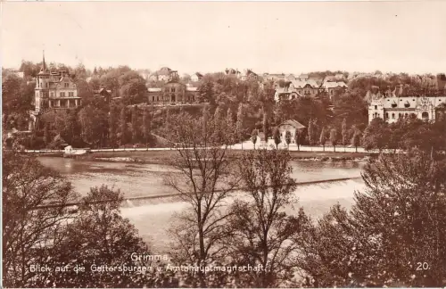 Grimma Blick auf die Gattersburgen und … gl1927 187.295