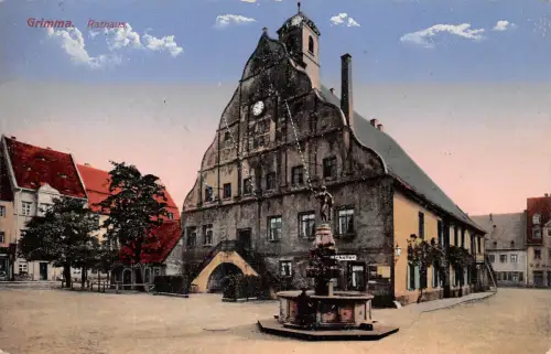 Grimma Rathaus feldpgl1916 187.293