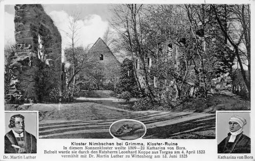 Grimma Klosterruine Nimbschen gl1935 187.303
