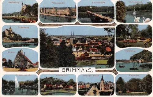 Grimma Mehrbildkarte gl1931 187.292