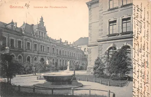 Grimma Inneres der Fürstenschule bahnpgl1906 187.299