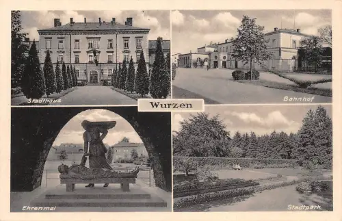 Wurzen Mehrbildkarte gl1942 187.329