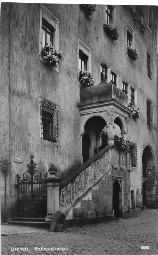 Oschatz Rathaustreppe gl1928 187.352