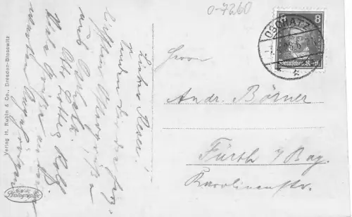 Oschatz Rathaustreppe gl1928 187.352
