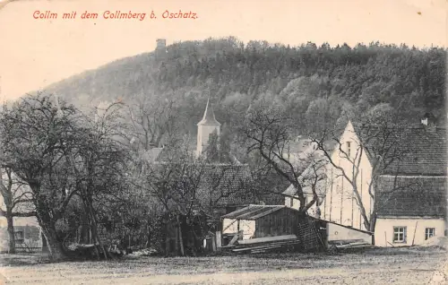 Collm bei Oschatz mit dem Collmberg feldpgl1917 187.371