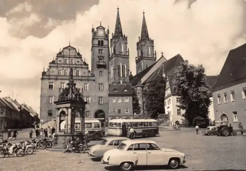 Oschatz Platz der Deutsch-Sowjetischen Freundschaft gl1966 187.383