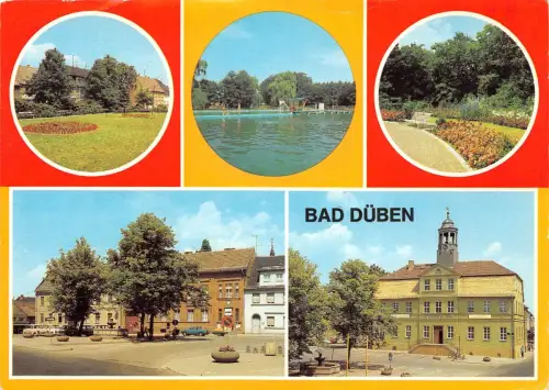 Bad Düben Mehrbildkarte gl 187.403