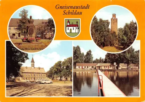 Schildau Mehrbildkarte ngl 187.413